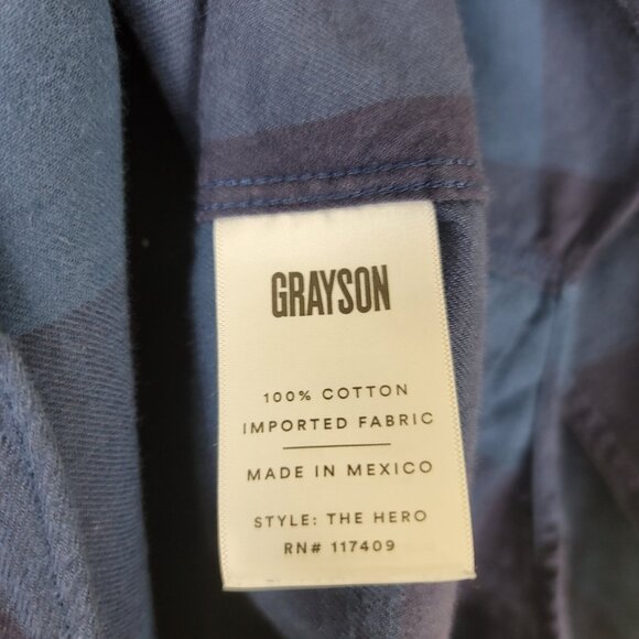 Grayson Frank & Eileen Shirt The Hero Plaid Long Sleeve Button Down - Picture 9 of 11